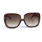 Женские сонцезащитные очки 13098 коричневые с коричневой линзой . Photo 2