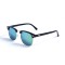 Женские сонцезащитные очки 13102 чёрные с синей линзой . Photo 1