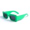 Женские сонцезащитные очки 13103 зелёные с чёрной линзой . Photo 1