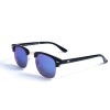 Жіночі сонцезахисні окуляри 13106 чорні з синьою лінзою 
