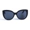 Жіночі сонцезахисні окуляри 13108 чорні з чорною лінзою . Photo 2