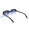 Жіночі сонцезахисні окуляри 13110 чорні з чорною градієнт лінзою 