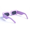 Женские сонцезащитные очки 13111 фиолетовые с чёрной линзой 