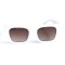 Женские сонцезащитные очки 13113 белые с коричневой линзой . Photo 2