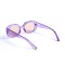Женские сонцезащитные очки 13114 фиолетовые с жёлтой линзой . Photo 3
