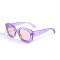 Женские сонцезащитные очки 13114 фиолетовые с жёлтой линзой . Photo 1