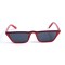 Жіночі сонцезахисні окуляри 13116 червоні з чорною лінзою . Photo 2