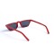Женские сонцезащитные очки 13116 красные с чёрной линзой . Photo 3