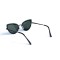 Женские сонцезащитные очки 13118 чёрные с зелёной линзой . Photo 3