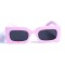 Жіночі сонцезахисні окуляри 13119 рожеві з чорною лінзою . Photo 2