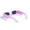 Женские сонцезащитные очки 13119 розовые с чёрной линзой . Photo 3