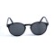 Жіночі сонцезахисні окуляри 13126 чорні з чорною лінзою . Photo 2