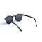 Женские сонцезащитные очки 13126 чёрные с чёрной линзой . Photo 3