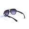 Женские сонцезащитные очки 13130 чёрные с чёрной линзой . Photo 3
