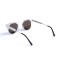 Женские сонцезащитные очки 13131 прозрачные с коричневой линзой . Photo 3