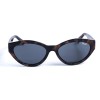 Жіночі сонцезахисні окуляри 13134 леопардові з чорною лінзою 