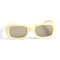 Женские сонцезащитные очки 13135 жёлтые с коричневой линзой . Photo 2