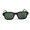 Жіночі сонцезахисні окуляри 13137 леопардові з зеленою лінзою . Photo 2