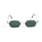 Женские сонцезащитные очки 13138 золотые с зелёной линзой . Photo 2