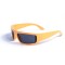Женские сонцезащитные очки 13143 оранжевые с чёрной линзой . Photo 1