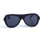Женские сонцезащитные очки 13151 чёрные с чёрной линзой . Photo 2
