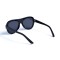 Женские сонцезащитные очки 13151 чёрные с чёрной линзой . Photo 3
