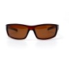 Мужские сонцезащитные очки 10879 коричневые с коричневой линзой 