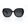 Жіночі сонцезахисні окуляри 10799 чорні з чорною лінзою 