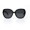 Женские сонцезащитные очки 10799 чёрные с чёрной линзой . Photo 2