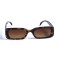 Женские сонцезащитные очки 13157 леопардовые с коричневой линзой . Photo 2