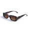 Женские сонцезащитные очки 13157 леопардовые с коричневой линзой . Photo 1