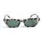 Женские сонцезащитные очки 13158 леопардовые с зелёной линзой . Photo 2