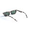 Женские сонцезащитные очки 13158 леопардовые с зелёной линзой . Photo 3