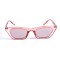 Женские сонцезащитные очки 13159 розовые с розовой линзой . Photo 2