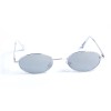 Женские сонцезащитные очки 13160 серебряные с серебряной линзой 