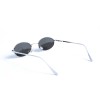 Женские сонцезащитные очки 13160 серебряные с серебряной линзой 