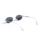 Женские сонцезащитные очки 13160 серебряные с серебряной линзой . Photo 3