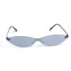 Женские сонцезащитные очки 13161 чёрные с ртутной линзой 