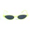 Женские сонцезащитные очки 13162 зелёные с чёрной линзой . Photo 2