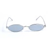 Жіночі сонцезахисні окуляри 13163 срібні з сроюбною лінзою 