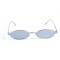 Женские сонцезащитные очки 13163 серебряные с серебряной линзой . Photo 2