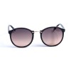 Жіночі сонцезахисні окуляри 13169 чорні з коричневою лінзою 