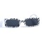 Женские сонцезащитные очки 13174 белые с чёрной линзой . Photo 2
