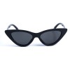 Жіночі сонцезахисні окуляри 13178 чорні з чорною лінзою 