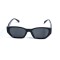 Женские сонцезащитные очки 13179 чёрные с чёрной линзой . Photo 2