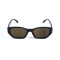 Женские сонцезащитные очки 13181 чёрные с коричневой линзой . Photo 2