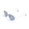 Женские сонцезащитные очки 13251 серебряные с чёрной линзой . Photo 1