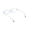 Жіночі сонцезахисні окуляри 13253 срібні з фіолетовою лінзою 