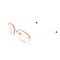 Женские сонцезащитные очки 13254 серебряные с розовой линзой . Photo 1