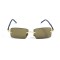 Жіночі сонцезахисні окуляри 13256 золоті з коричневою лінзою . Photo 2